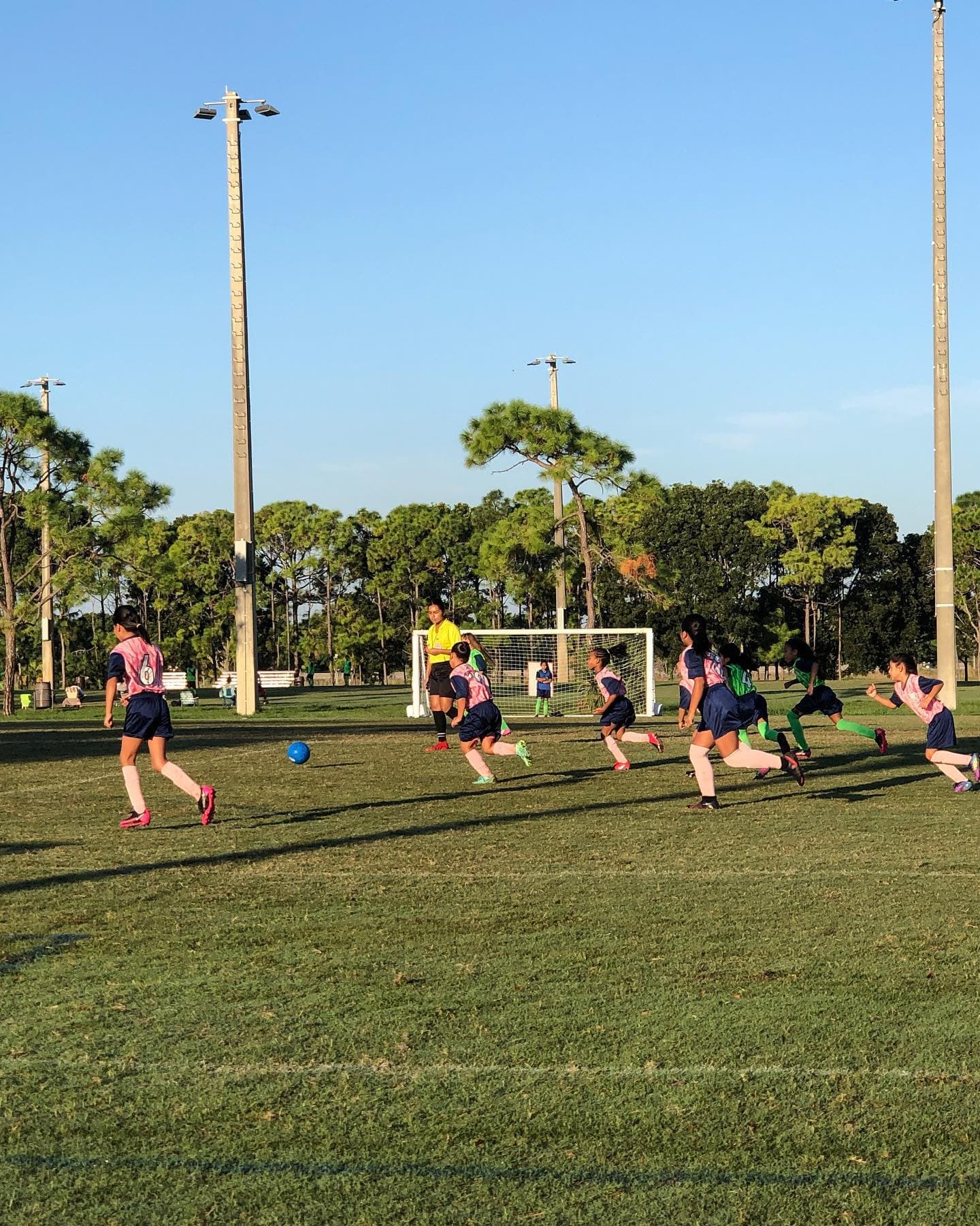 Jogadores e famílias AYSO em West Palm Beach