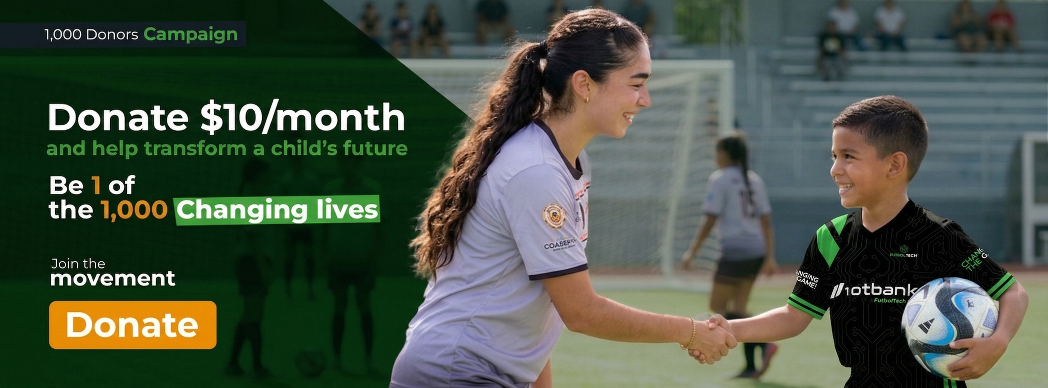 Club 1000 campaign banner